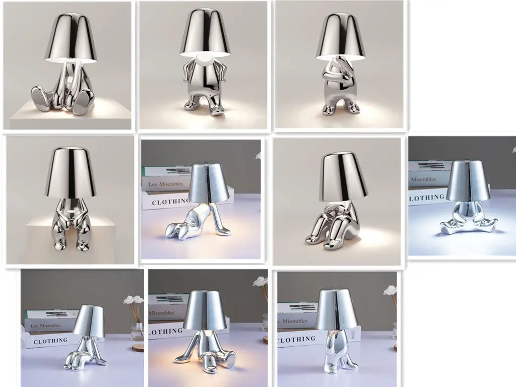 Creative LED Charging Statue Lamp